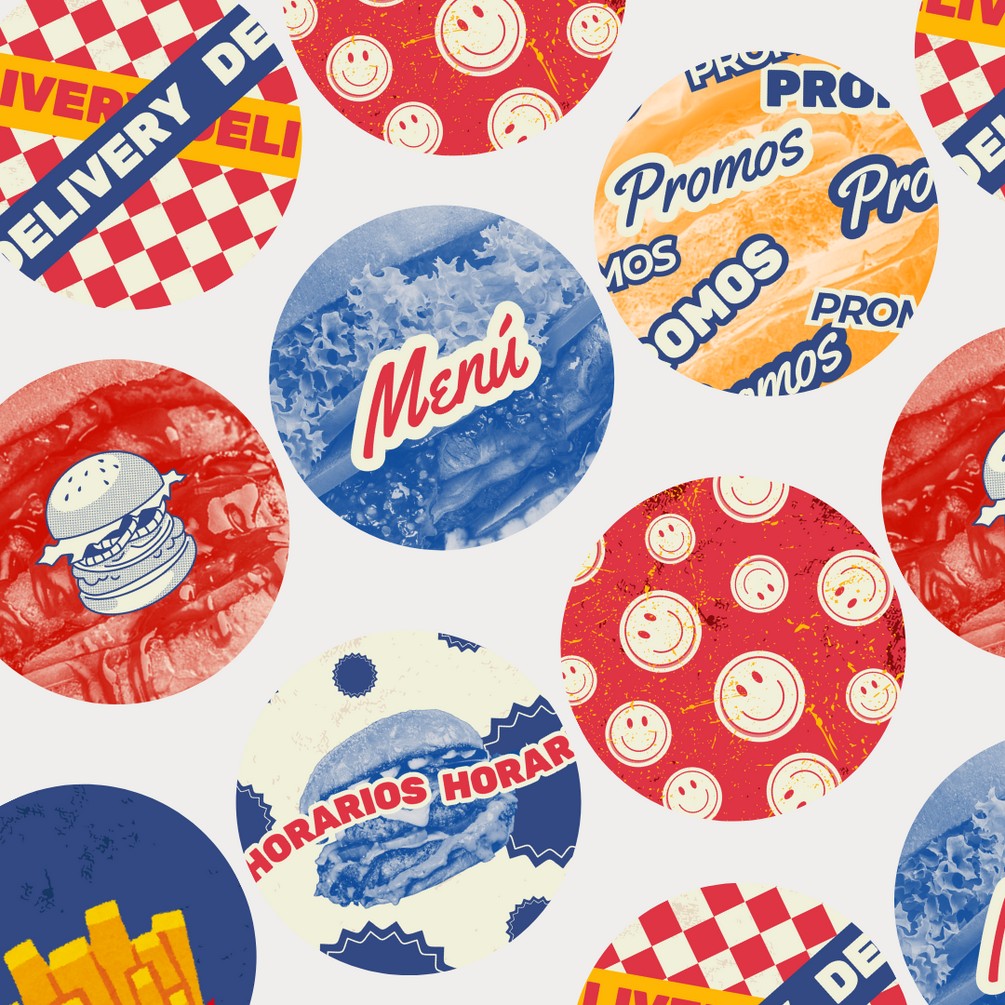 Canva Template — Highlights Comida Rápida